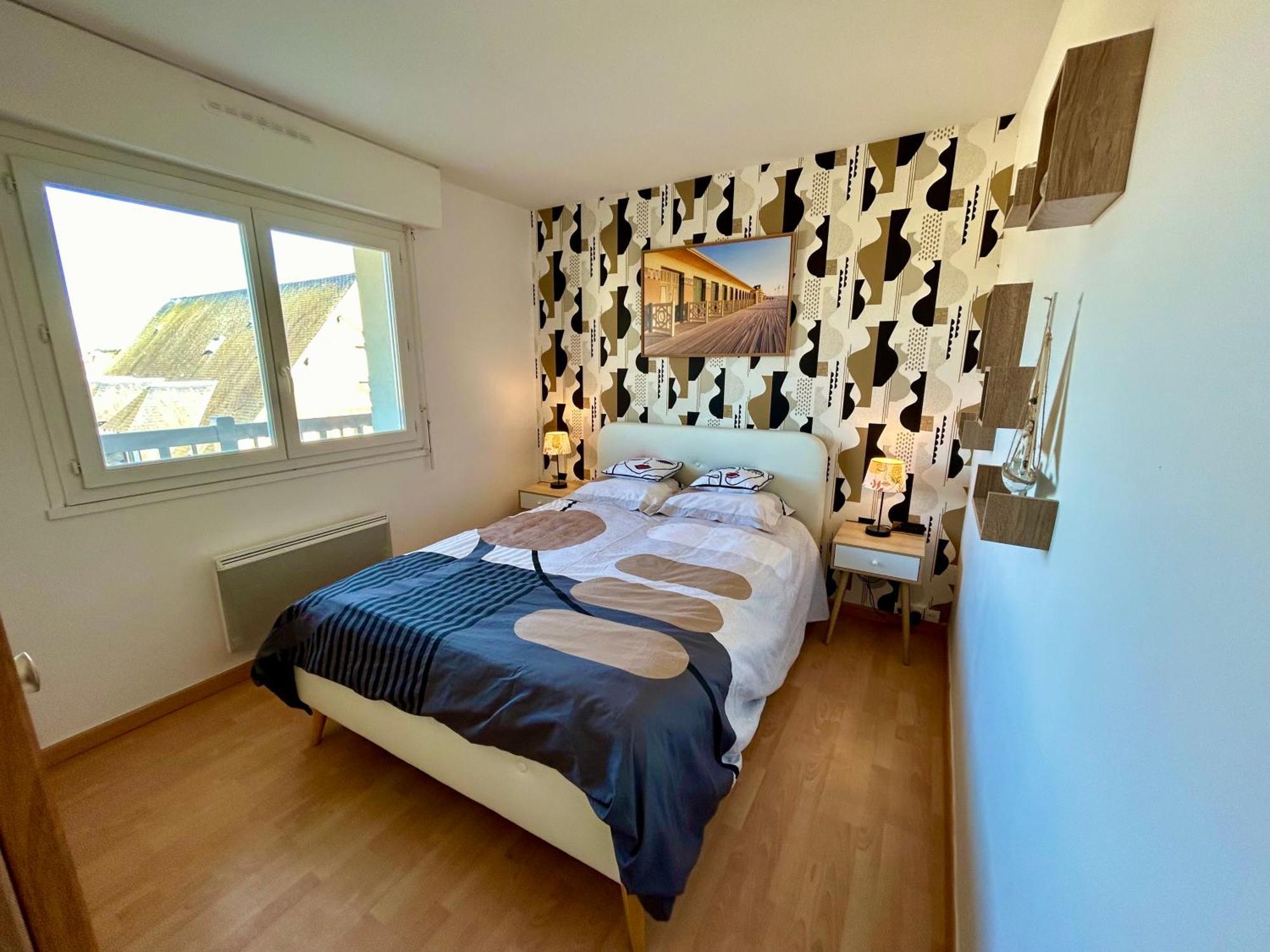 Appartement Vue Mer - 30 M De La Plage - 5 Minutes A Pied Du Centre Ville Et Du Casino Villers-sur-Mer Extérieur photo