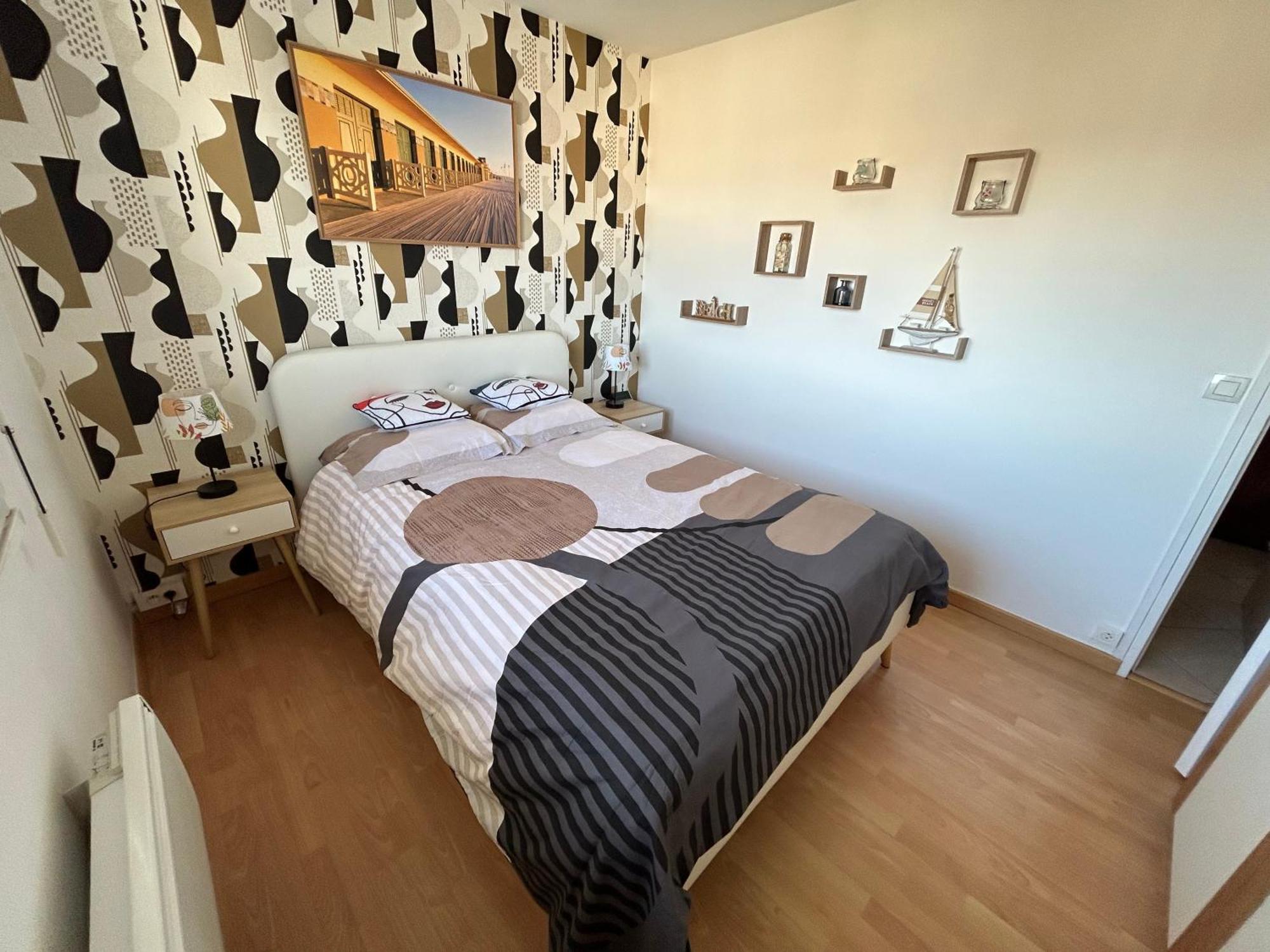 Appartement Vue Mer - 30 M De La Plage - 5 Minutes A Pied Du Centre Ville Et Du Casino Villers-sur-Mer Extérieur photo